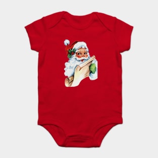 Santa Claus Naughty List Baby Bodysuit